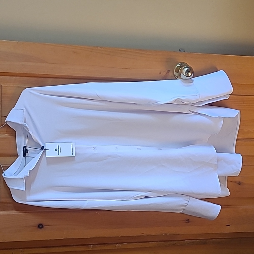 NWT size Large white maternity top